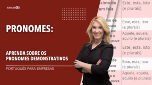 pronomes demonstrativos