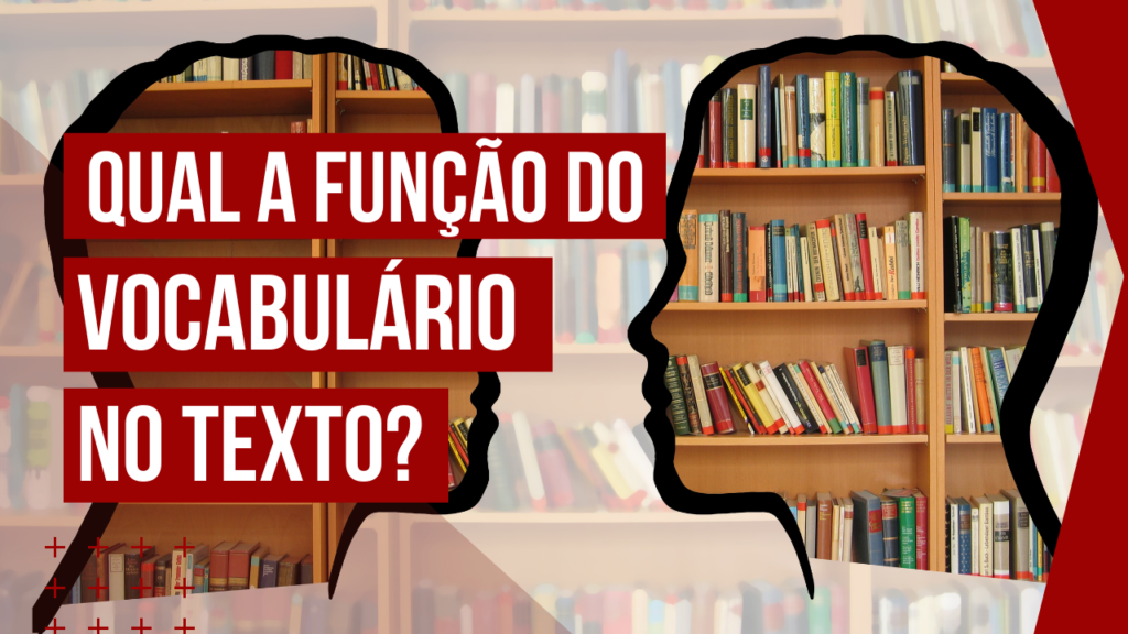 Qual a função do vocabulário no texto?