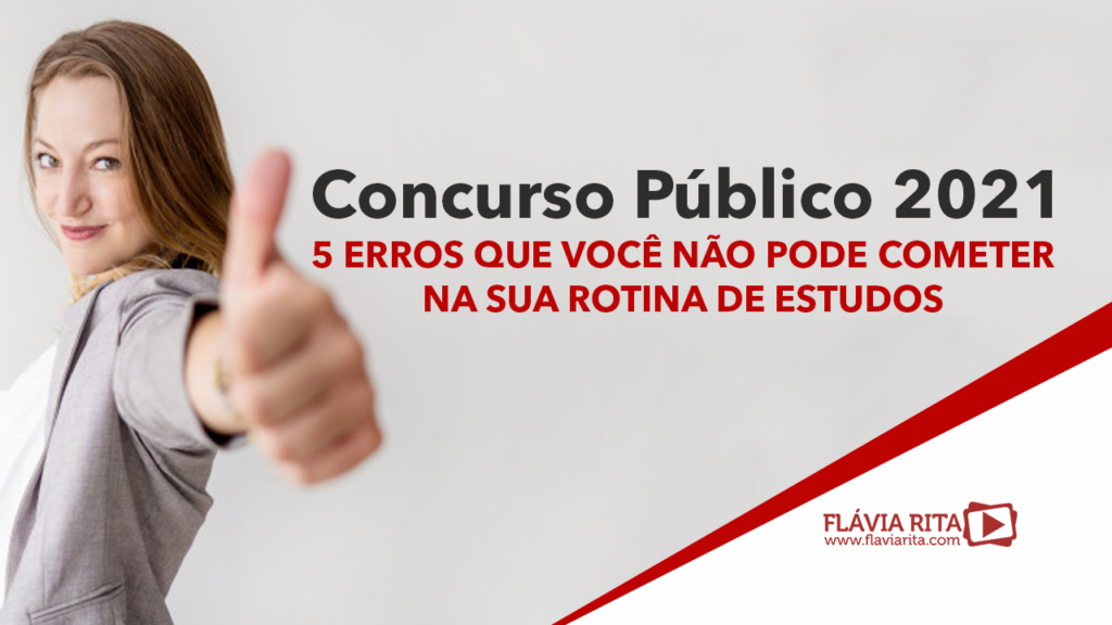 5 erros que você não pode cometer na sua rotina de estudos