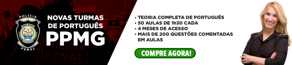 Banner Novas Turmas de Português para PPMG