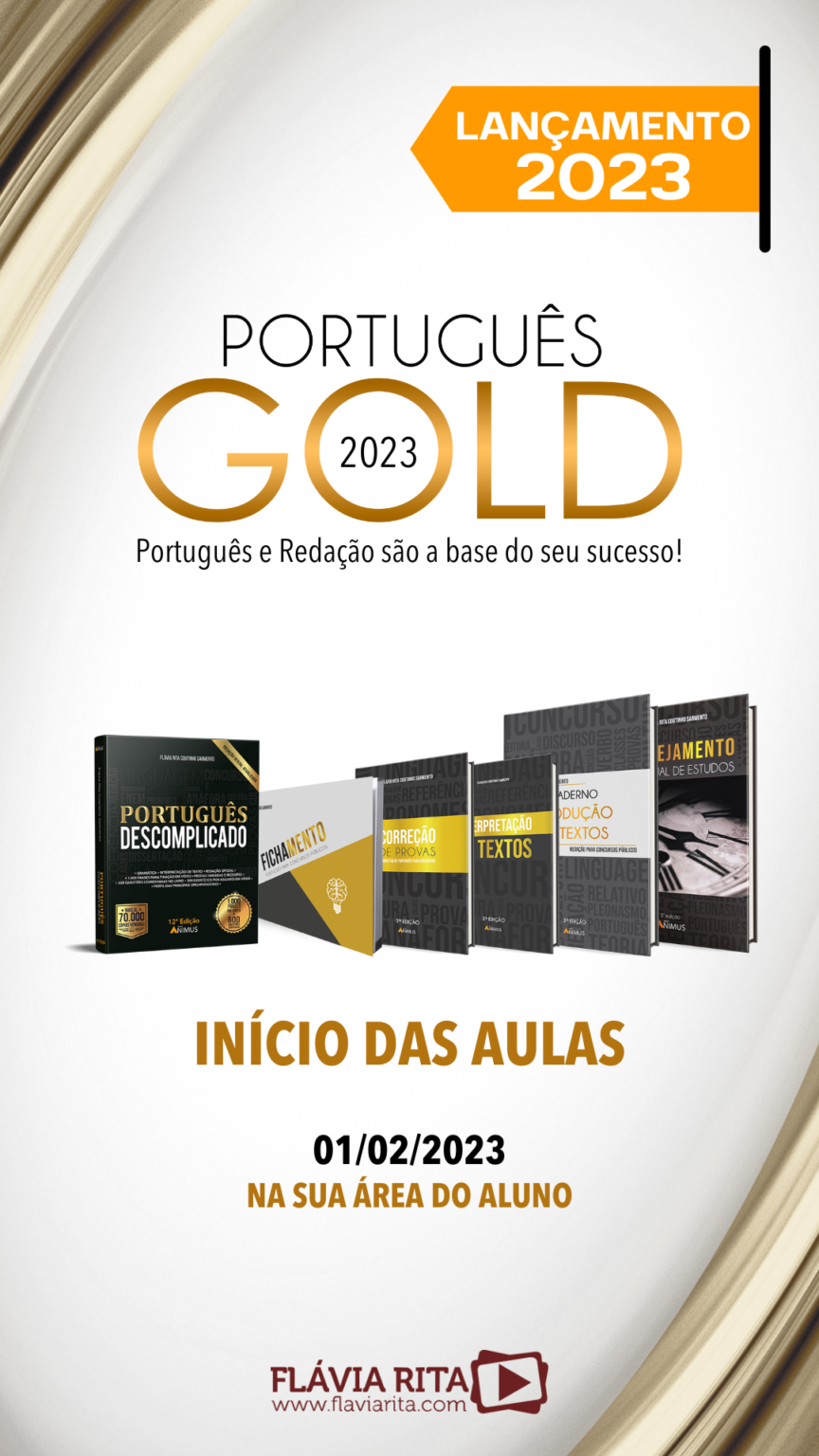 Novo Português GOLD 2023 Blog Flávia Rita Novo Português GOLD 2023 Blog Flávia Rita
