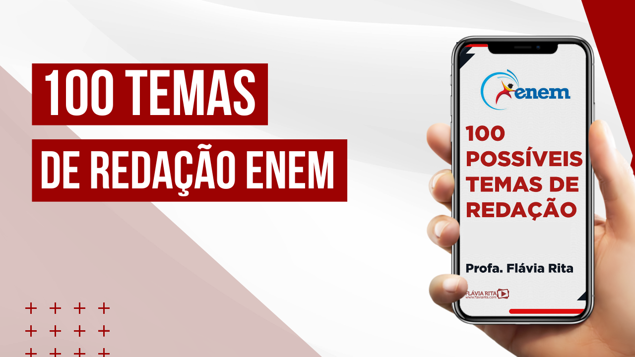 E-book gratuito: 100 temas de Redação para o ENEM
