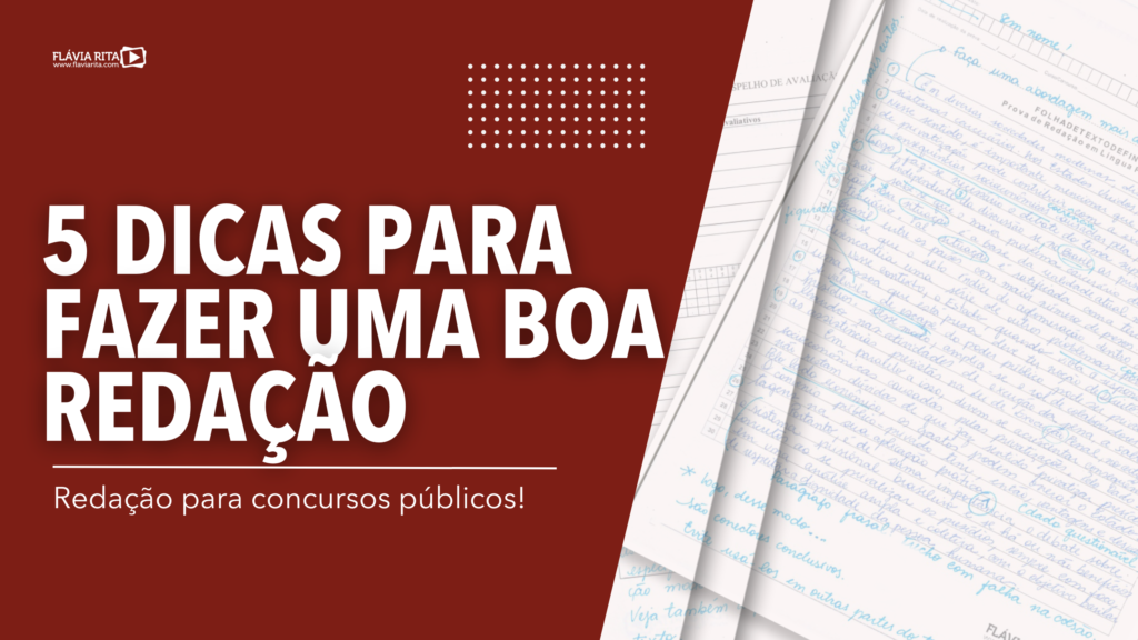 5 dicas de redação