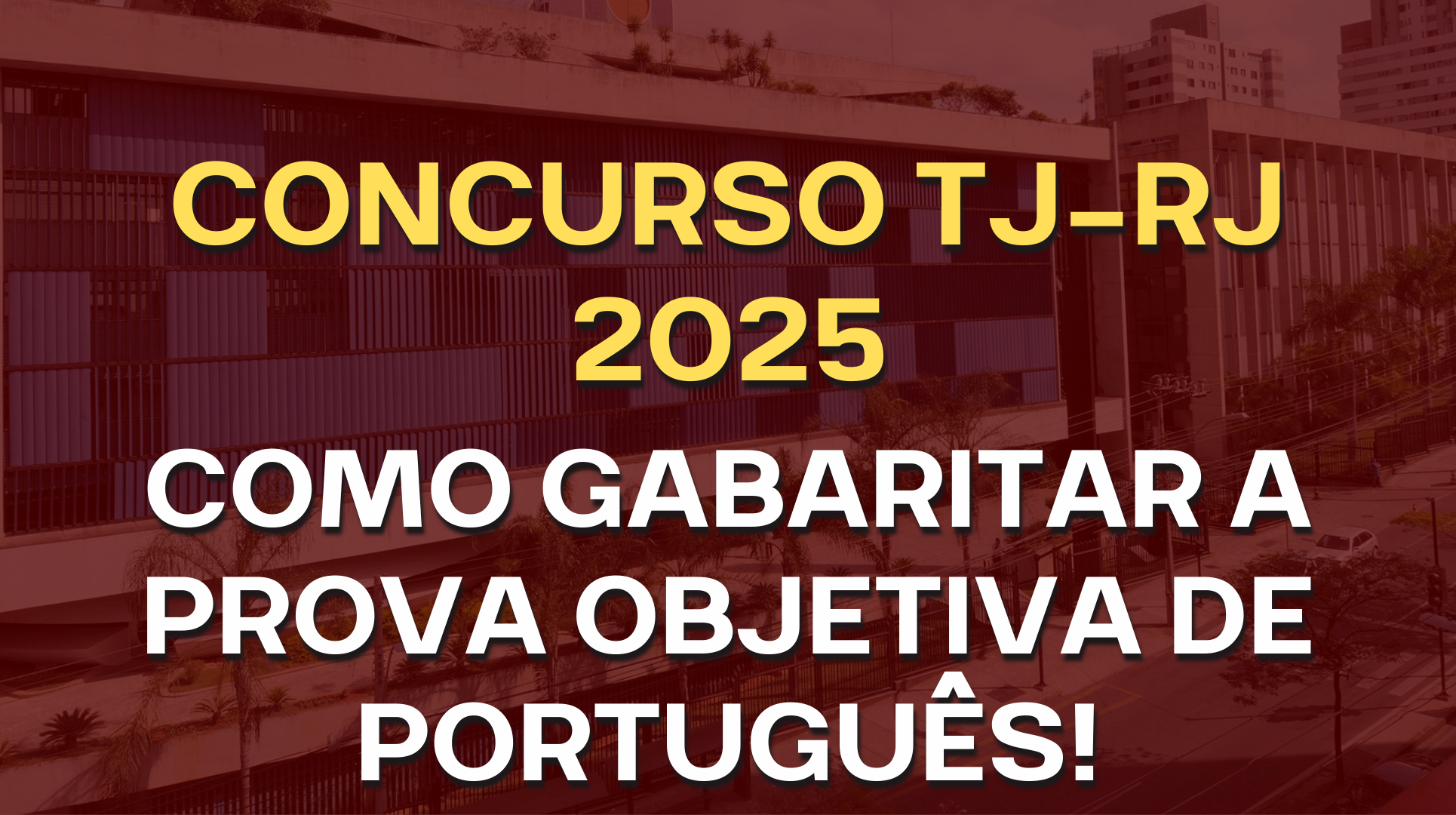 Objetivas do TJ-RJ