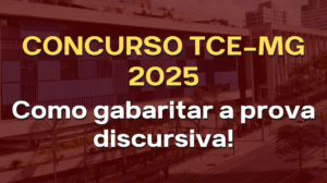 como gabaritar a prova discursiva do TCE-MG!