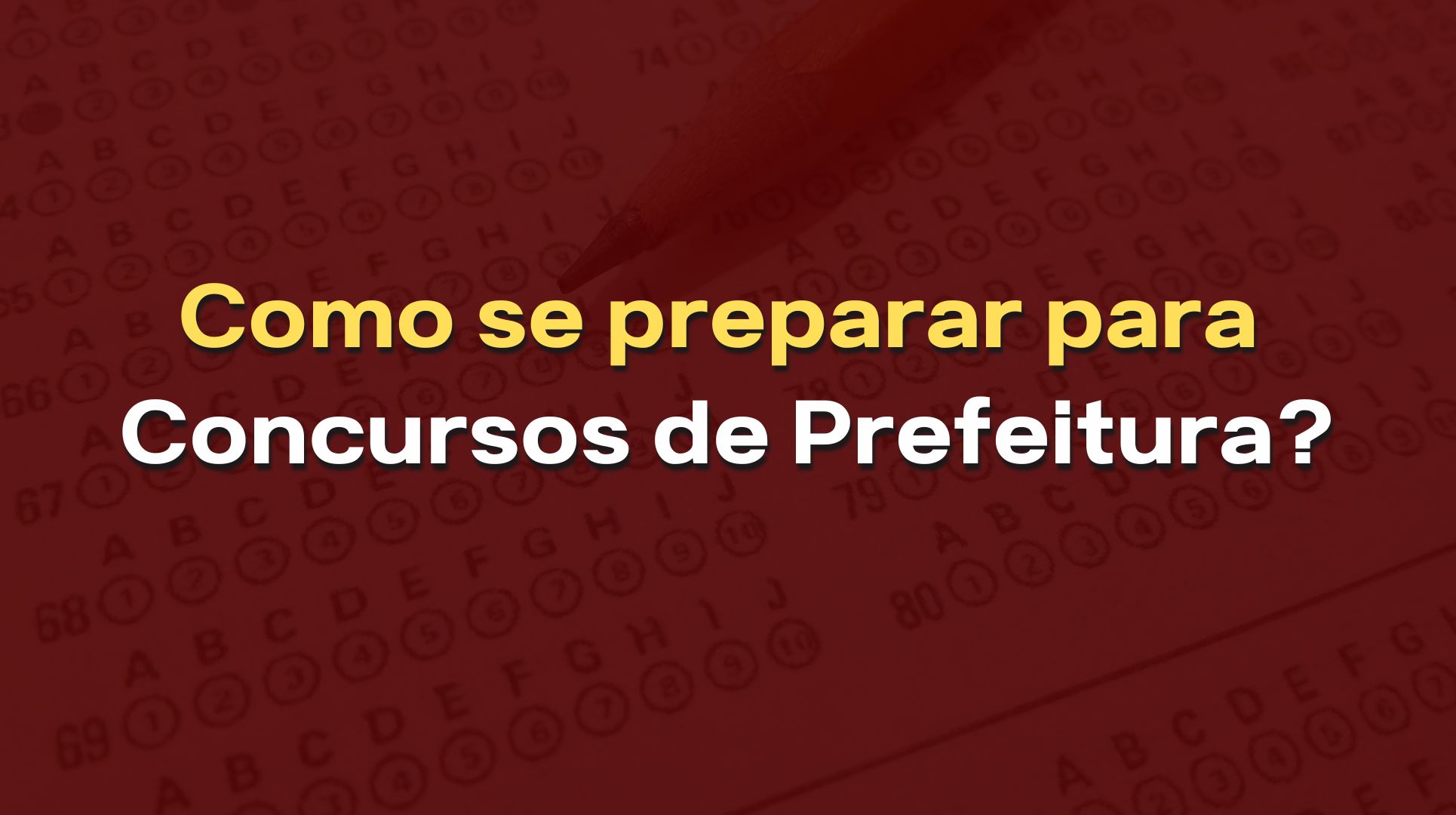 concursos de prefeituras