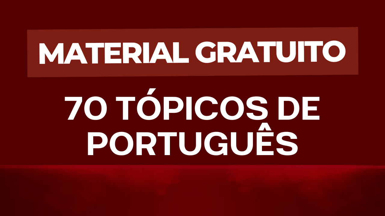 E-BOOK 70 TÓPICOS DE PORTUGUÊS