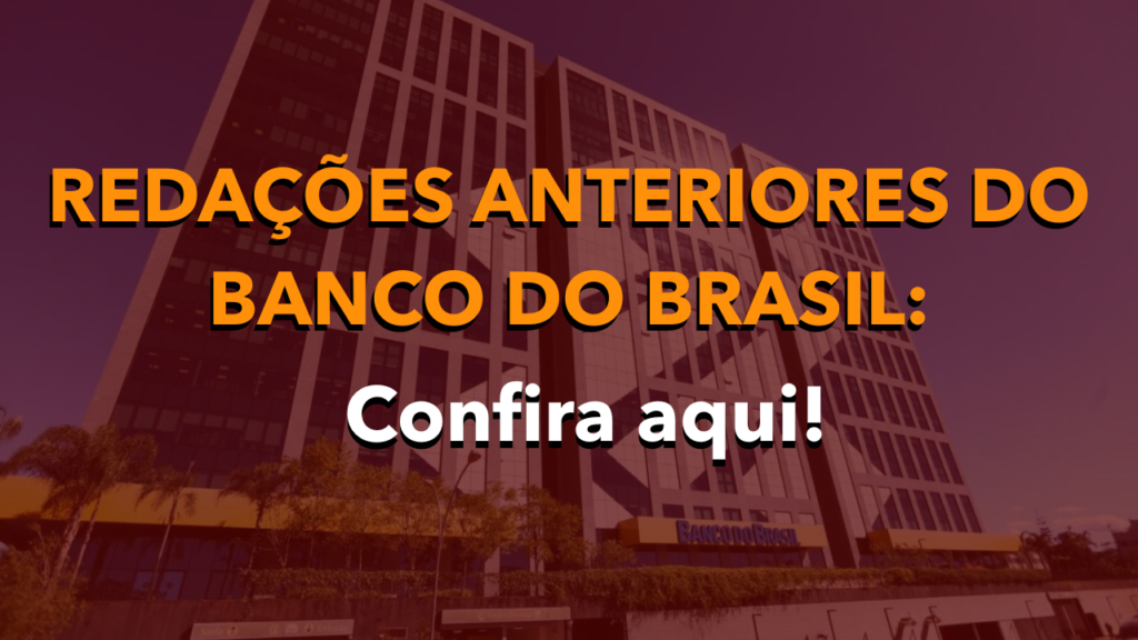 redações do banco do brasil