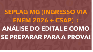Capa: Concurso SEPLAG MG EPPGG: Edital Publicado! Sua Chance de Ser Especialista em Políticas Públicas!